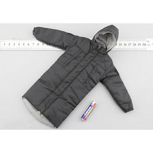 ES 26030C 1/6 Scale Navy Cotton Coat Model for 12" Doll