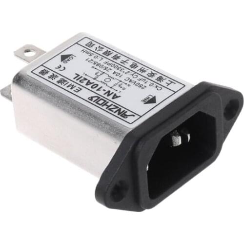 J0PE IEC320-C14 IEC Filter Male Socket Panel Mount Power Line EMI Filters