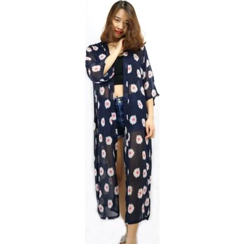 Kimono cardigan Womens tops and blouses Japanese style streetwear female women tops summer 2019 long shirt female AA001