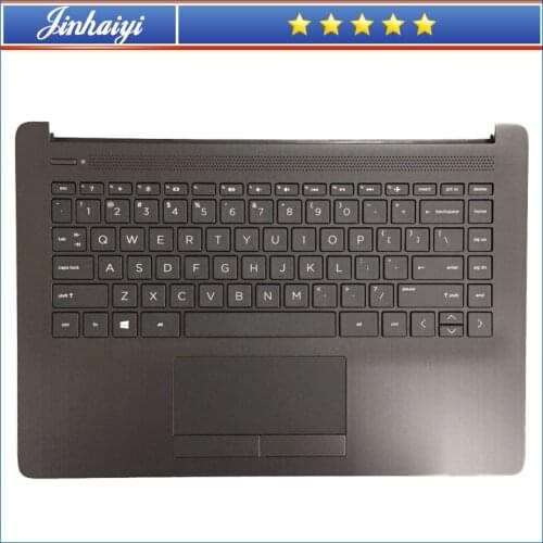 Laptop keyboard for HP 14S-CF DF DK CR L24818-001 palm rest shell touchpad gray