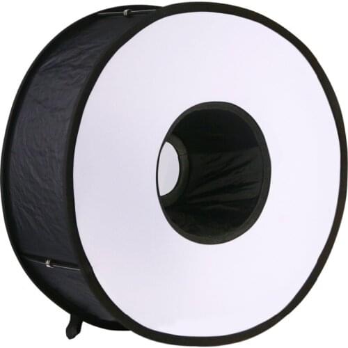Ring Softbox SpeedLite Softbox Flash Light stand 45cm Foldable Diffuser Ring Speedlight Soft box for Canon Nikon Speedlight
