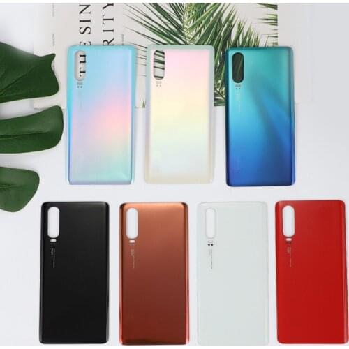 P 30 Housing For Huawei P30 Glass Battery Cover Repair Replacement Back Door Phone Rear Case + Logo
