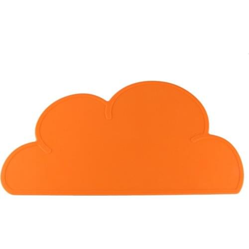 Student Child Mat Practical Tableware Table Mat Silicone Mat Large Silicone Cloud Placemat Insulation Pad Waterproof Table Mat