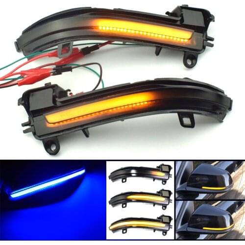 2Pcs Dynamic Steering Signal Led Rear View Mirror Indicating Blinker Flash For Bmw F22 F23 F30 F31 F34 F32 F33 F36 E84 I3