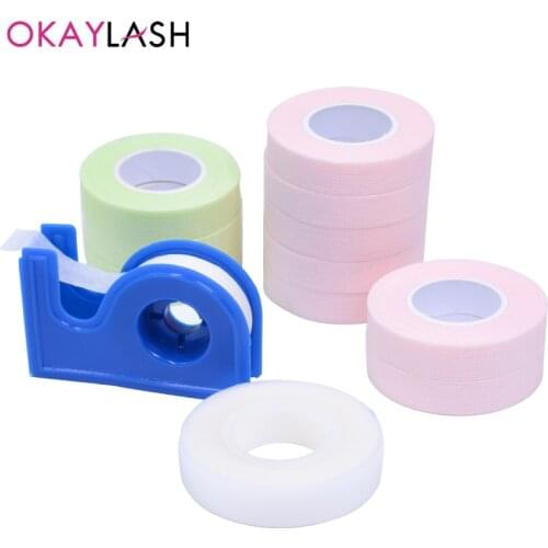 OKAYLASH 3/5pcs Grafted Eyelash Tape and Holding Cutter Medical Breathable Adhensive Tapes Kit Beauty Makeup Tool