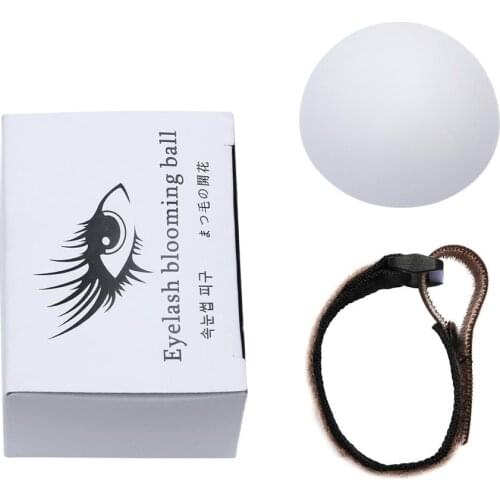 New Eyelash Extensions Round Eyelash Adhesive Glue Ring False Individual Lashes Plate Holder with Hand Belt Straps Makeup Tools