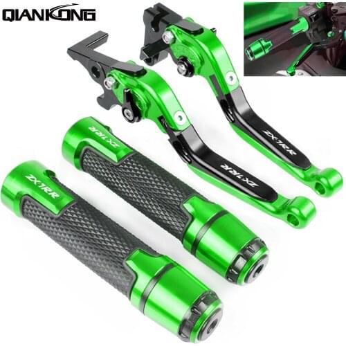 Motorcycle Brake Handle Adjustable Brake Clutch Levers Handbar End Grips For Kawasaki ZX7RR ZX-7RR 1989 1990 1991 1992 1993-2003