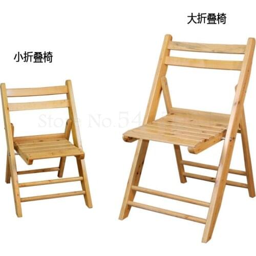 Cedar Solid Wood Folding Chair Table Home Portable Backrest Stool Child Adult Restaurant Outdoor Barbecue Fishing