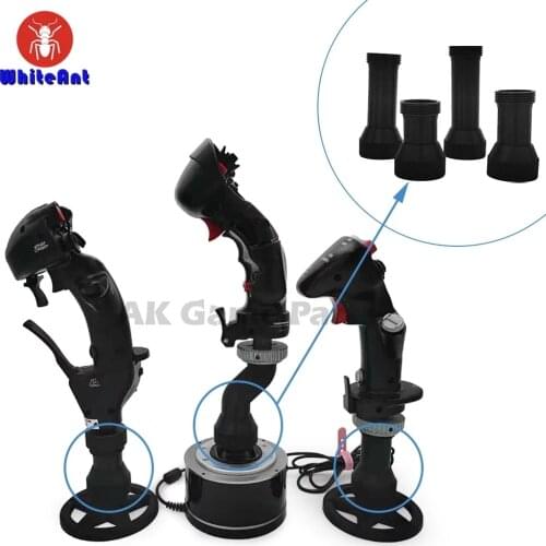 Raing Car Game Accessory 360° Rotation Extension Bar Curved and Straight Joystick For Thrustmaster Hotas Warthog F/A-18C Cougar