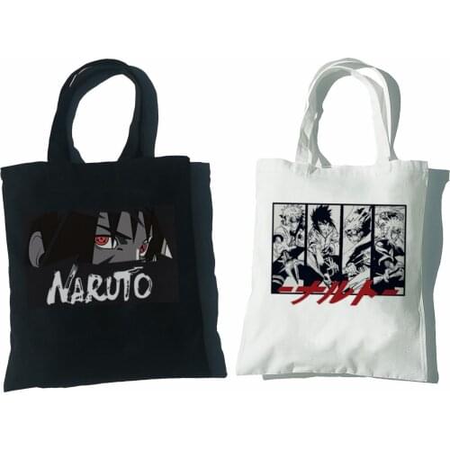 Cartoon Casual Women Bag Vintage Punk Large Capacity Anime Canvas Bag Street Harajuku Fun Hip Hop Ulzzang Shoulder Bags