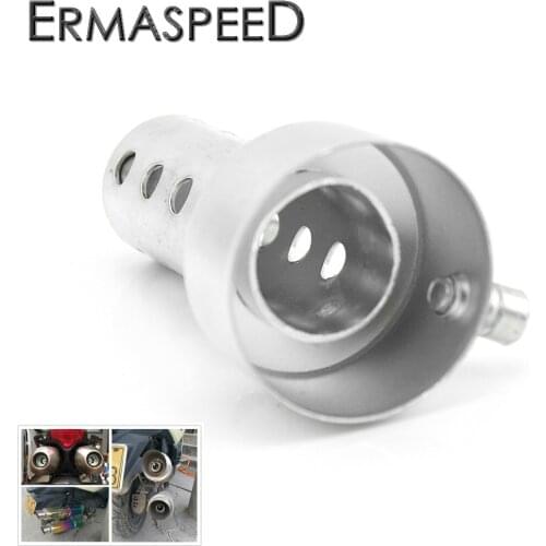 Universal Motorcycle Muffler Insert Baffle Can Removable 35/42/45/48/60MM Motorbike Exhaust Silencer Muffler Assembly DB Killer
