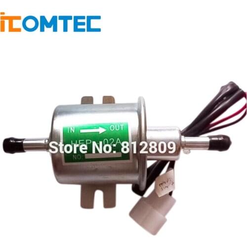 Universal diesel petrol gasoline 12v electric fuel pump HEP-02A low pressure For most car Carburetor Motorcycle ATV