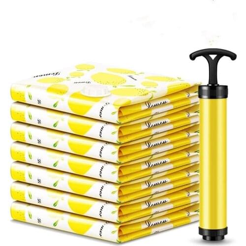 Thickened Vacuum Bag Storage Bag Hand Pump Home Organizer Foldable Clothes Organizer Seal Compressed Travel Saving Bag Package