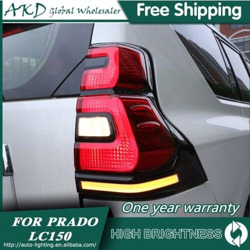 Tail Lamp For Car Toyota Prado 2010-2019 LC150 DRL Tail Lights Led Fog Lights DRL Day Running Light Tuning Car Accessories