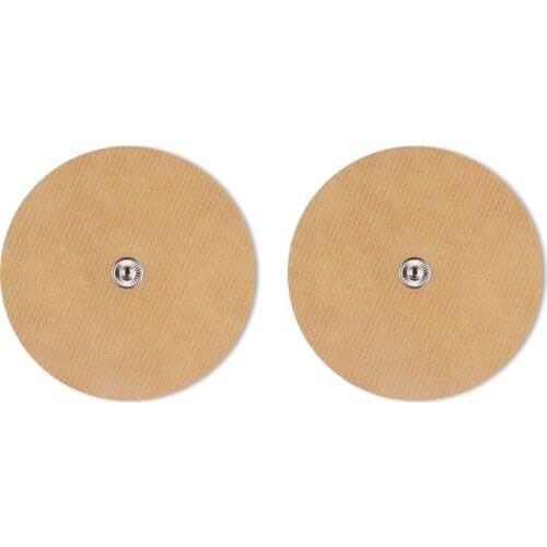 10 Pairs Replacement TENS Electrodes Pads Size Diameter 7cm With Standard 3.5mm Connect Button For TENS/EMS Machines