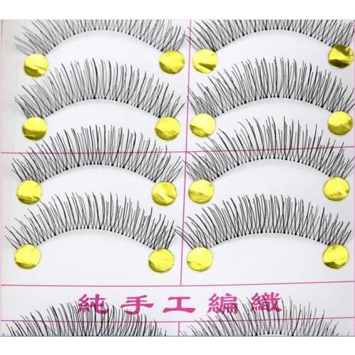 216#217# GOOD Transparent stalk Crisscross DIY false eyelashes as handmade fake eyelashes artificial eyelashes for beauty makeup