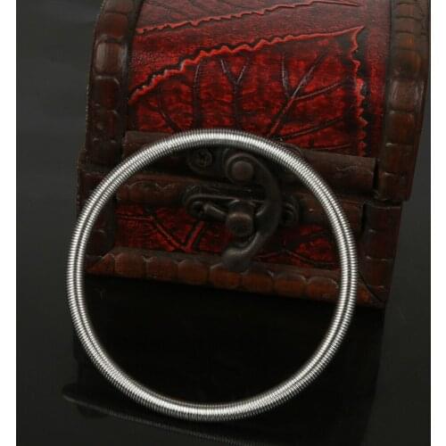 New Fashion 4Pcs Perimeter 19CM Rhodium Adjustable Detachable Expandable Iron Bangle Bracelet For DIY Women Jewelry