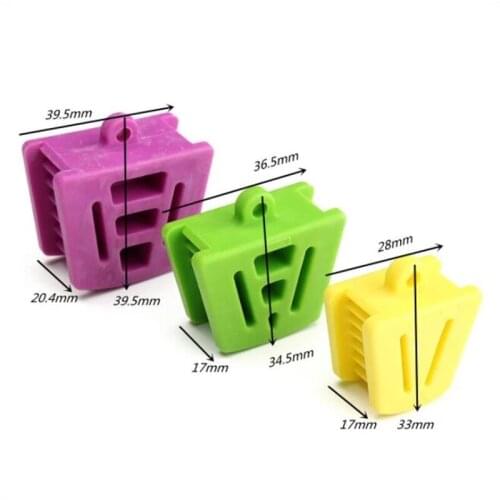 5pcs Dental Rubber Occlusal Pad Mouth Prop Bite Oral Occlusal Pad Mouth Opener Retractor Dentist Material Dental lab Instrument