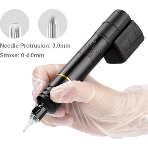 Complete Professional Tattoo Machine tattoo pen Motor machine tattoo gun permanent make up pen Wireless tattoo machine