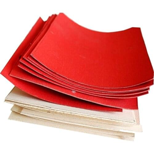 Vulcanized fiber paper DIY knife Handle gasket armfuls septate paper insulation paper red black 100*100mm