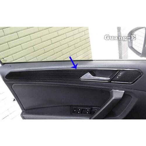 For Volkswagen VW TiguanL Tiguan L MK2 2016 2017 2018 2019 2020 Car Stick Trim Door Inner Built Handle Bowl Handrail Armrest