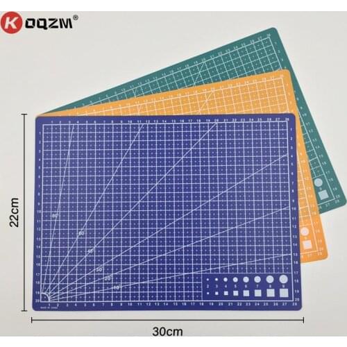 1pc A4 Double Sided Cutting Mat Durable Cut Pad Patchwork Tool Handmade Cutting Plate Dark School Supplies 30*22cm