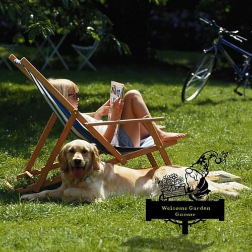 Gnomes Garden Stake Decor Decoration Lawn Pathway Durable Decoration Branch