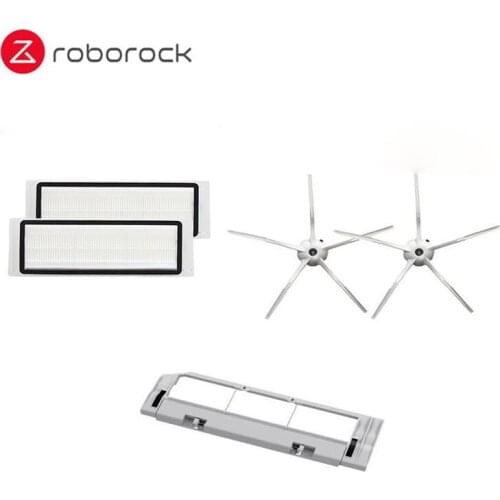 Xiaomi robot vacuum cleaner HEPA filter main brush side brush for roborock S5 MAX S51 S55 S6 MAXV accessories