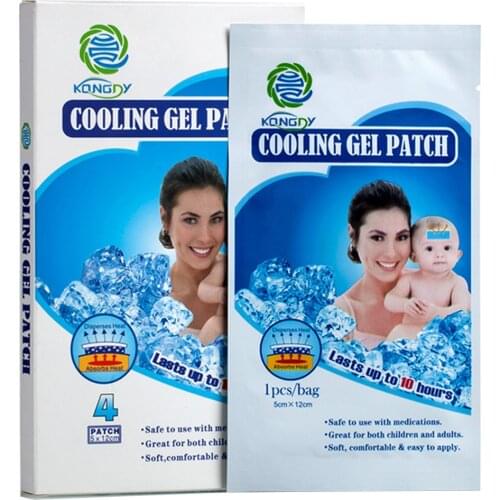 KONGDY 2016 Newest Health Care Baby Fever Patch 8 Pieces=2 Boxes Cooling Gel Sheet for Headache Pain Relief Bring Fever Down