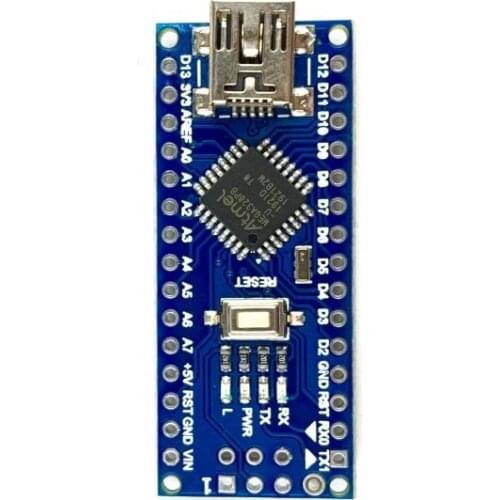 50pcs/lot Nano v3.0 controller compatible for arduino compatible nano CH340 USB driver NO CABLE Thinary Atmega328 Series