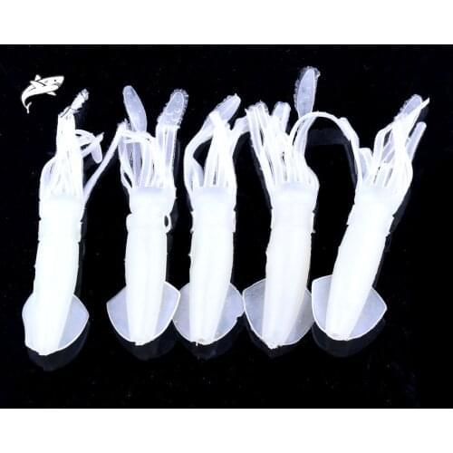 Octopus Squid Luminous Baits Soft Fishing Lures Glow In Night 100m/9g Glow Shone Sea Fishing Swimbait Wobblers Artificial Bait