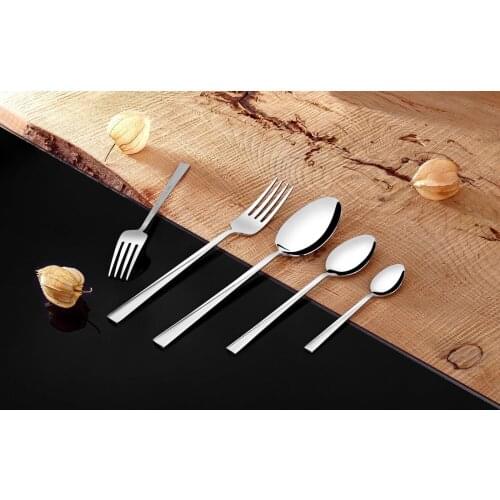30 PCS Stainless Steel Cutlery Set 3mm Thickness Pack Fork Spoon Perfecft Quality Made in Turkey Kitchenware Flatware