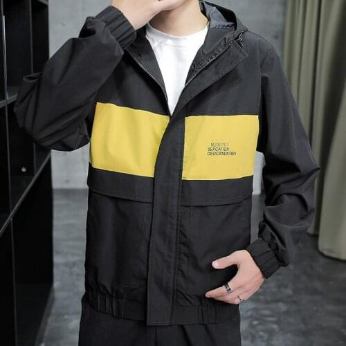 2021 New Autumn Korean Jaqueta Masculina Mens Autumn Thin Chaquetas Trend Handsome All-match Work Student Tide Brand Jaquetas