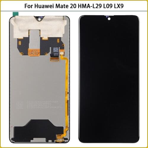 Original 6.53'' For Huawei Mate 20 LCD Display Touch Screen Digitizer Assembly HMA-L29 L09 LX9 AL00 TL00 LCD Screen Replac