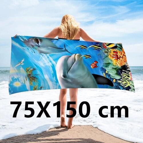 70X140 cm microfiber beach towel super large sand-free ocean bath towel, suitable for sports, gym, travel, shower