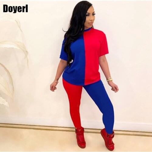 Casual Two Piece Set Top and Pants Women Tracksuit Summer Matching Sets for Women Sweat Suits Lounge Wear Joggers Women Set 2021