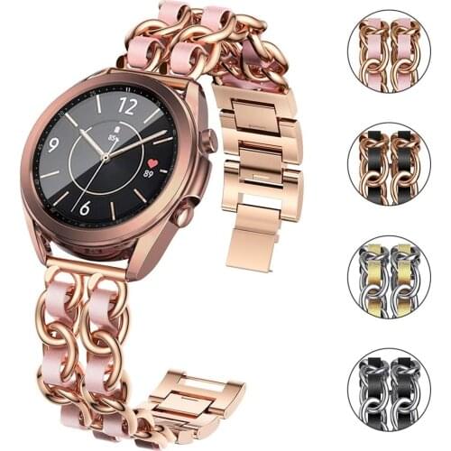 20mm 22mm bands for samsung galaxy watch 3 strap 45mm 41mm active 2 galaxy watch 4 Classic 46mm 44mm 42mm 40mm Wrist bracelet