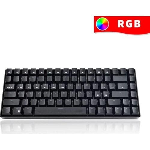 RGB Mini Mechanical Keyboard Bluetooth/2.4G Wireless Gaming Mechanical Keyboard Hot Swap Outemu Switches For Desktop Tablet