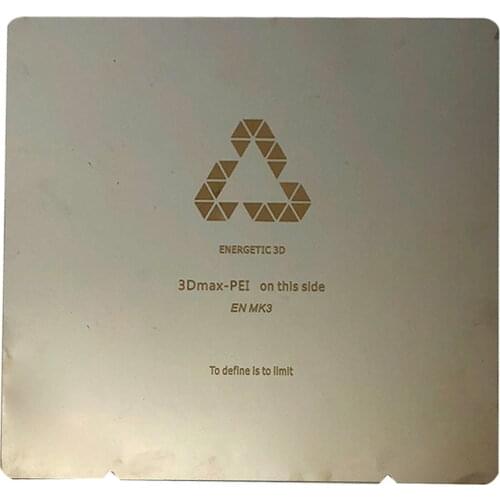 ENERGETIC Removable Spring Steel Sheet 3D Printer Printing Buildplate for Prusa Reprap i3 Mk3 Mk52 Heat Bed