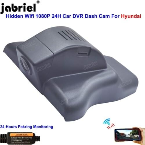 HD 1080P Hidden Wifi Dash Cam Car Dvr Dashcam Driving Recorder For Hyundai Elantra cn7 2020 2021 For Hyundai i30 pd 2020 2021