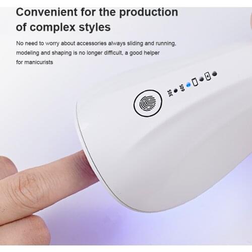 1PC Nail Dryer UV Lamp LED Lights Mini UV Led Portable Nail Dryer Machine Fast Dry Manicure Tool USB Fast Charge Nail Art Lamp