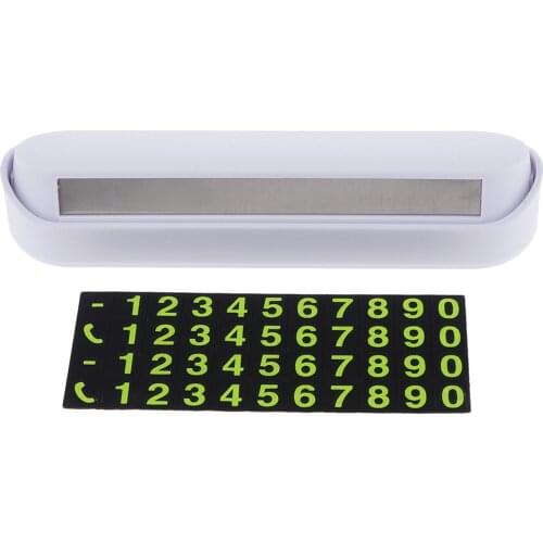 Universal Temporary Parking Card Phone Number Multifunction Night Stop Sign