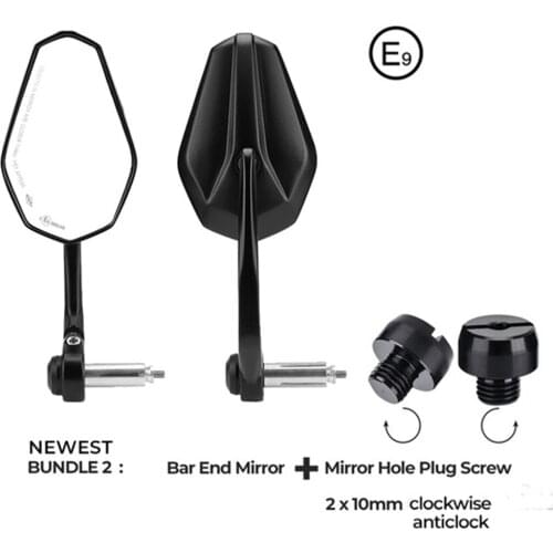 For KAWASAKI Z650 Z750 Z800 Z900 NINJA 400 r1200gs 7/8" 22mm Motorcycle Bar End Mirror Universal Motorcycle Handlebar Mirror