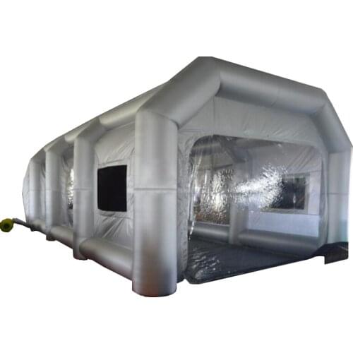 High Quality Inflatable Dust-free Paint Green Tent Mobile Car Beauty Spray Booth