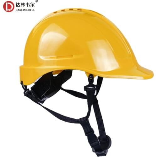 Darlingwell Safety Hard Hat ABS Helmet Anti-smashing Lightweight, Breathable Construction Work Protective Helmet
