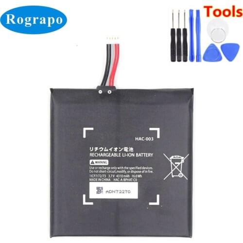 100% New 4310mAh HAC-003 Battery For Nintendo Switch Game Console HAC-001 5-wire Plug +tools