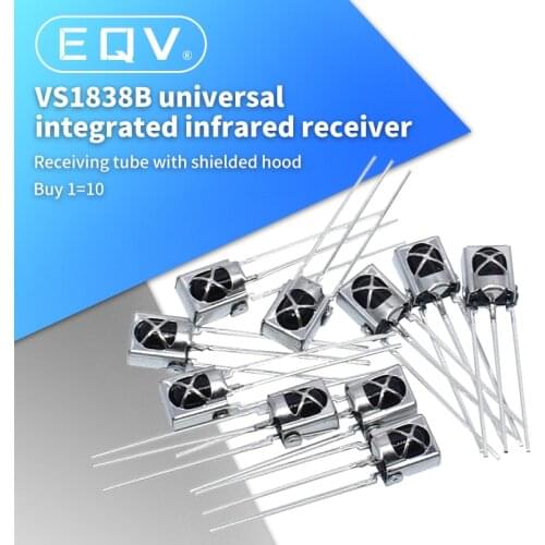 Free Shipping 100PCS/LOT eneral integration universal infrared receiving head/Infrared sensor HX1838 / VS1838 VS1838B