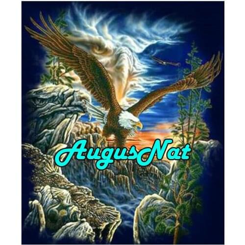 Bird diamond painting eagle daimond embroidery sticker hill diamant mosaic dotz oil painting by numbers canvas painting poster