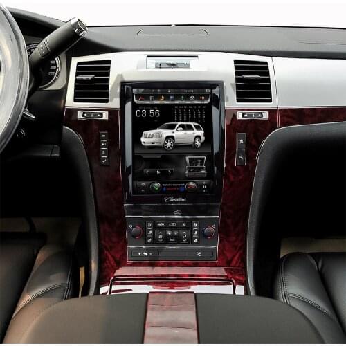 Aucar Tesla Style PX6 Android for Cadillac Escalade radio 2007-2012 Multimidia car radio Gps navigation stereo player