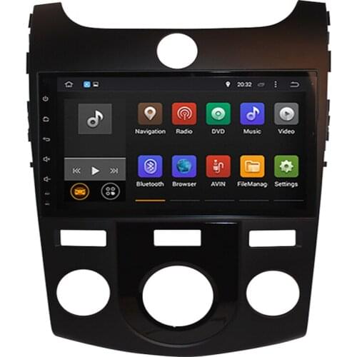 Android 10.0 Car GPS Navigation For KIA CERATO 2008-2012 Manual A/C Version Car Radio Stereo Multimedia Player